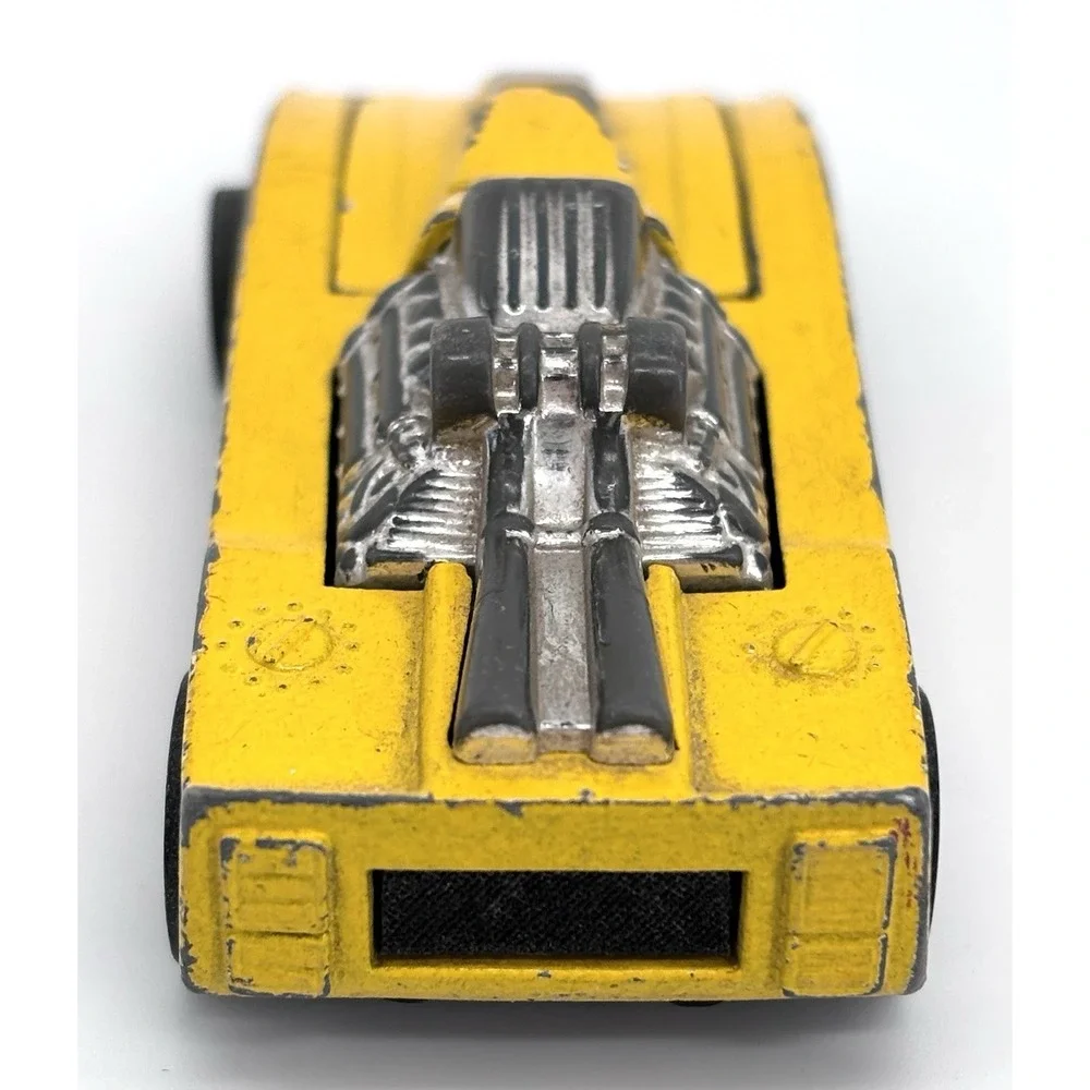 Vintage 1981 Hot Wheels Cannonade Yellow #1691 Hong Kong Opening Canopy